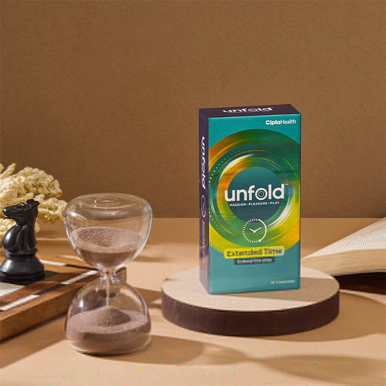 Image of UNFOLD Extended Time Dotted Condom