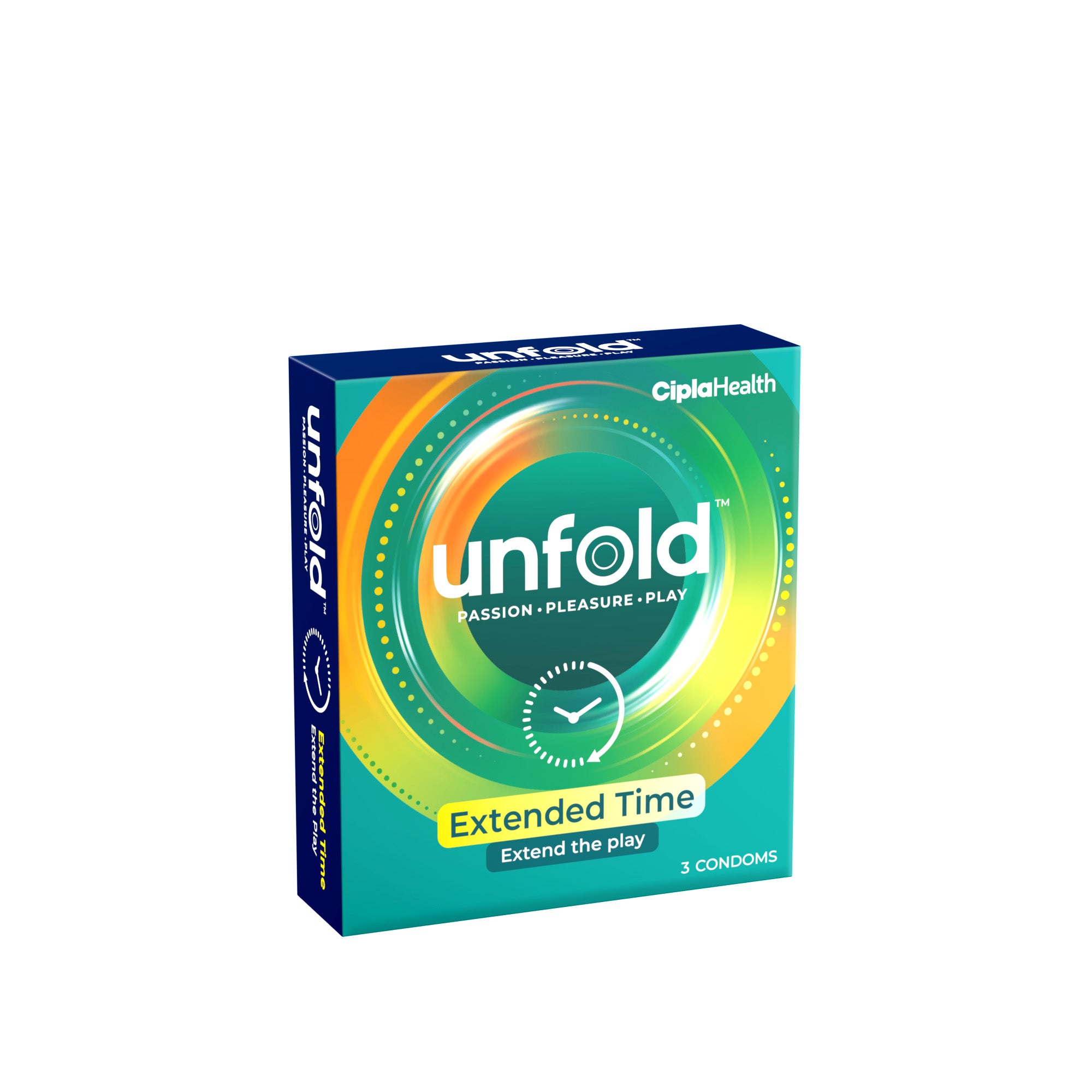 Image of UNFOLD Extended Time Dotted Condom