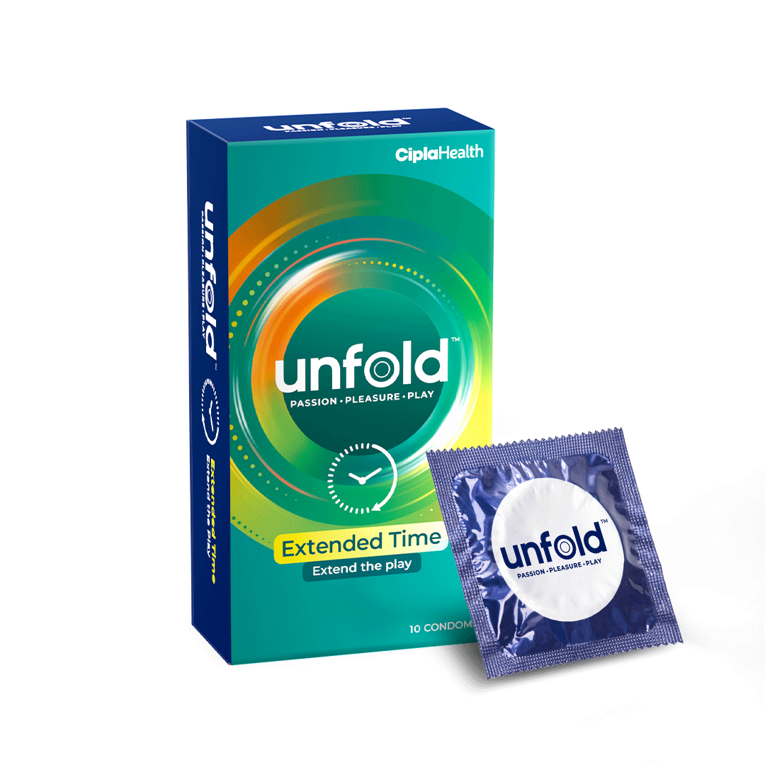 Image of UNFOLD Extended Time Dotted Condom